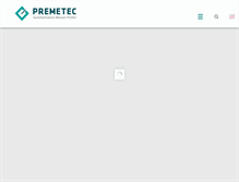 Tablet Screenshot of premetec.de